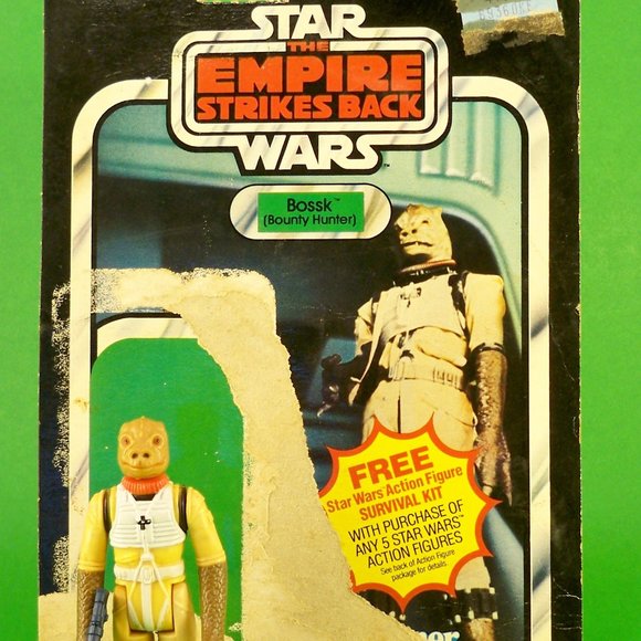 Star Wars The Empire Strikes Back (Bossk) Original Vintage, Packaging Card Back - Picture 12 of 12